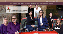 Desktop Screenshot of crawfordchiropractic.com